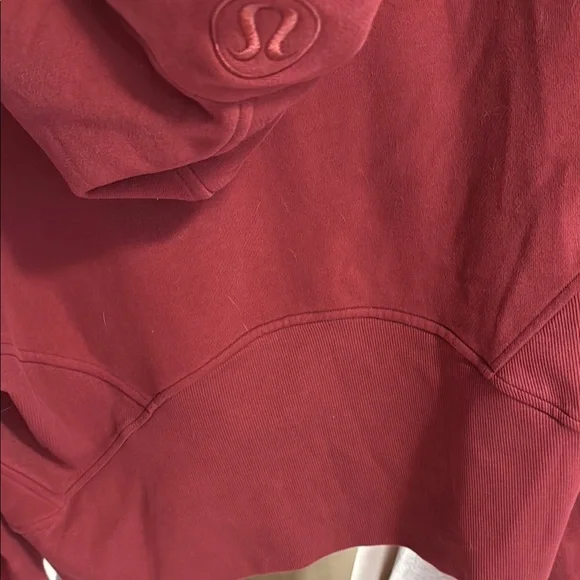 Lululemon Red scuba Hoodie - Picture 5 of 7